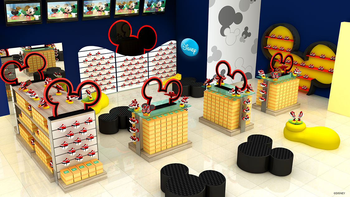 Mickey Shoe Pop-up Shop
